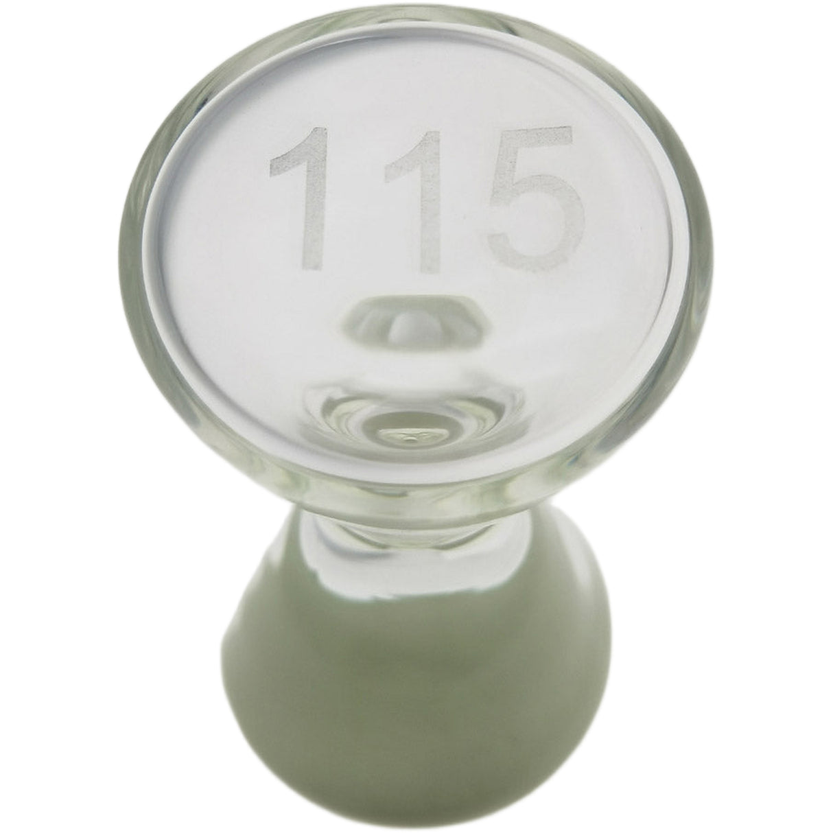 Thick Ass Glass Glow Sand 3.5" Hourglass - Enchanting Dab Timer Accessory