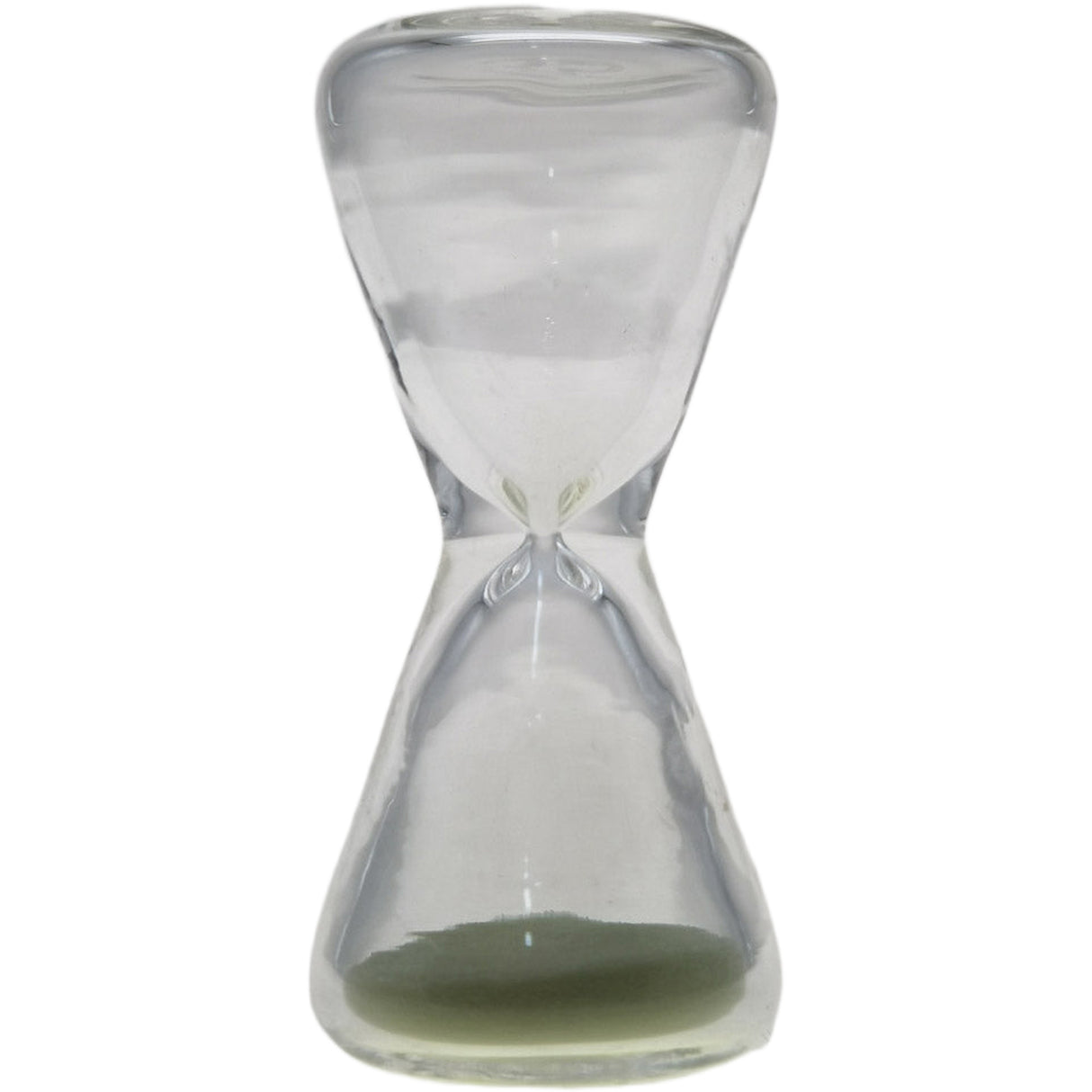 Thick Ass Glass Glow-in-the-Dark Sand Hourglass 2.0" - Unique Kitchen Timer