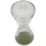 Thick Ass Glass Glow-in-the-Dark Sand Hourglass 2.0" - Unique Kitchen Timer