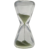 Thick Ass Glass Glow-in-the-Dark Sand Hourglass 2.0" - Unique Kitchen Timer