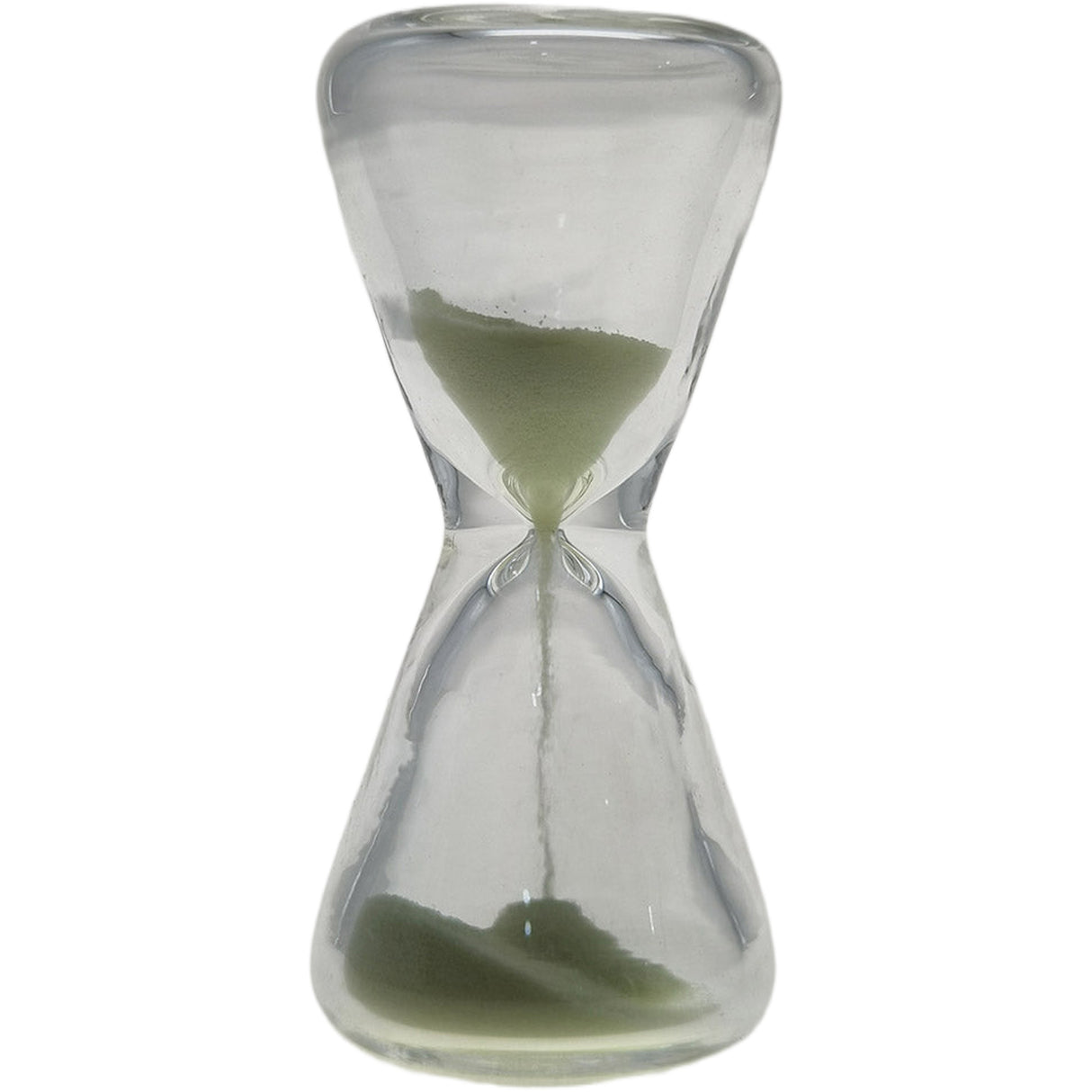 Thick Ass Glass Glow-in-the-Dark Sand Hourglass 2.0" - Unique Kitchen Timer