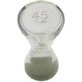 Thick Ass Glass Glow-in-the-Dark Sand Hourglass 2.0" - Unique Kitchen Timer