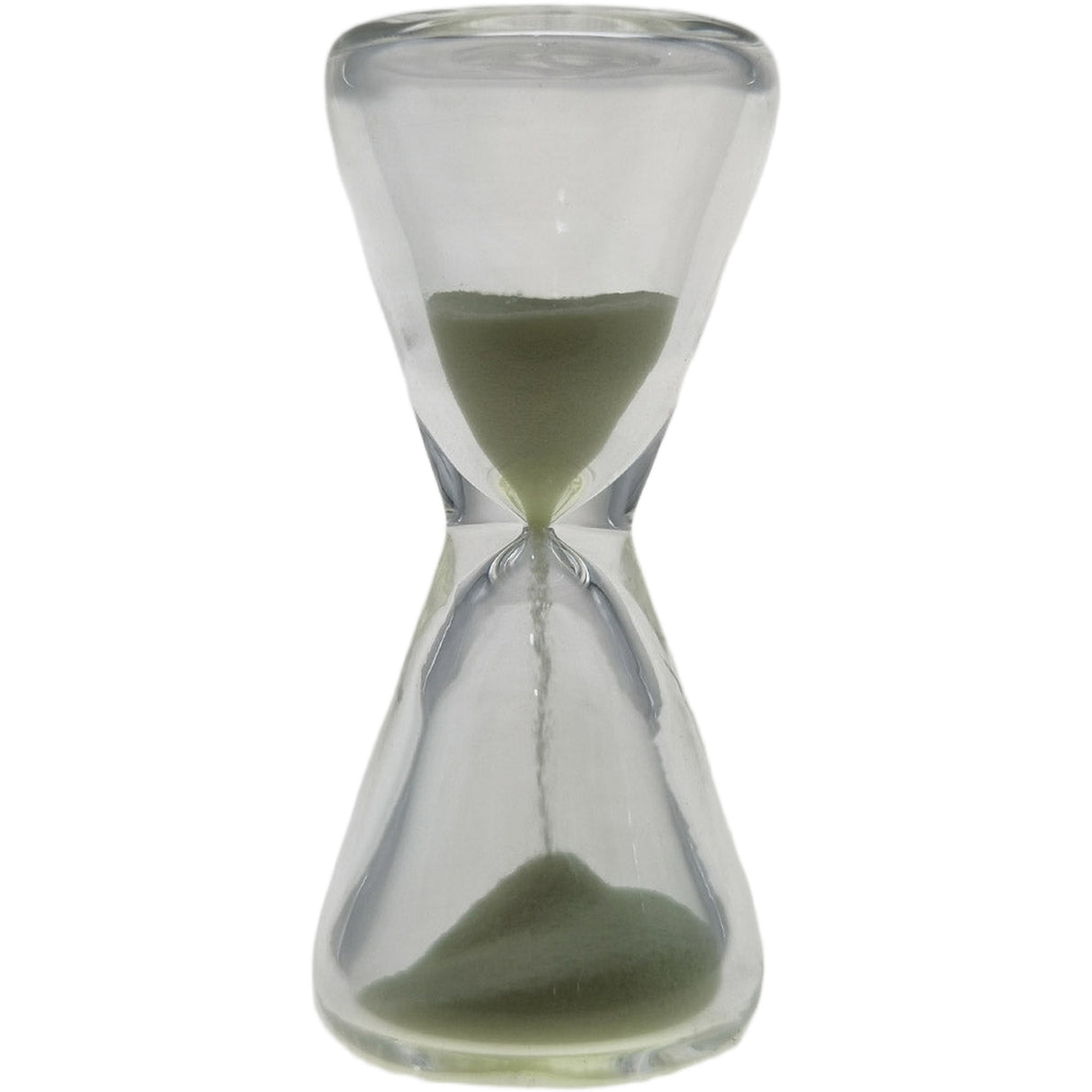 Thick Ass Glass Glow-in-the-Dark Sand Hourglass 2.0" - Unique Kitchen Timer