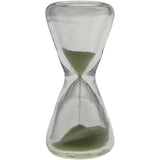 Thick Ass Glass Glow-in-the-Dark Sand Hourglass 2.0" - Unique Kitchen Timer