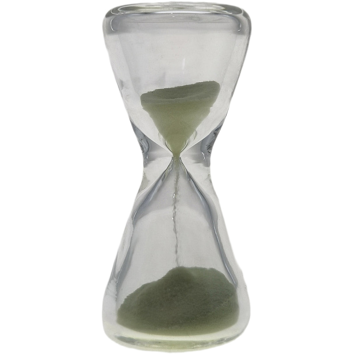 Thick Ass Glass Glow-in-the-Dark Sand Hourglass 2.0" - Unique Kitchen Timer