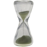 Thick Ass Glass Glow-in-the-Dark Sand Hourglass 2.0" - Unique Kitchen Timer
