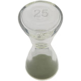 Thick Ass Glass Glow-in-the-Dark Sand Hourglass 2.0" - Unique Kitchen Timer