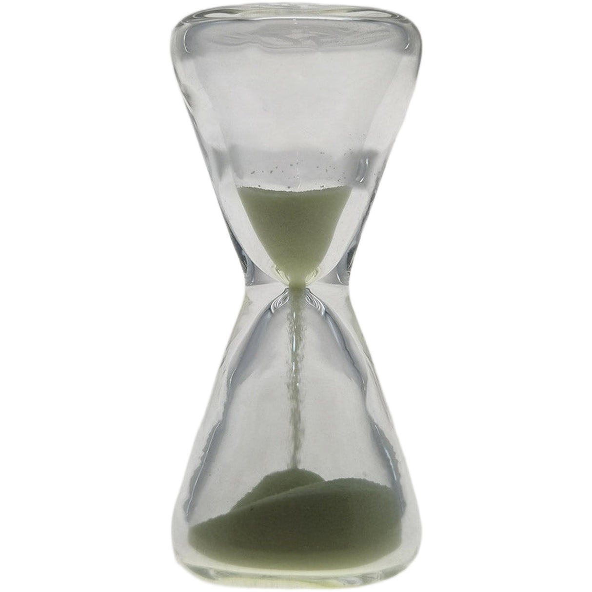 Thick Ass Glass Glow-in-the-Dark Sand Hourglass 2.0" - Unique Kitchen Timer
