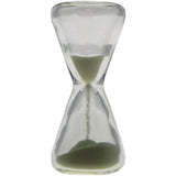 Thick Ass Glass Glow-in-the-Dark Sand Hourglass 2.0" - Unique Kitchen Timer