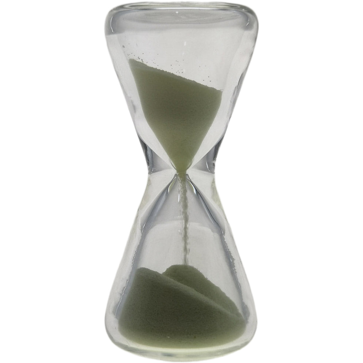 Thick Ass Glass Glow-in-the-Dark Sand Hourglass 2.0" - Unique Kitchen Timer