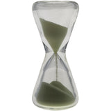 Thick Ass Glass Glow-in-the-Dark Sand Hourglass 2.0" - Unique Kitchen Timer