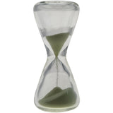 Thick Ass Glass Glow-in-the-Dark Sand Hourglass 2.0" - Unique Kitchen Timer