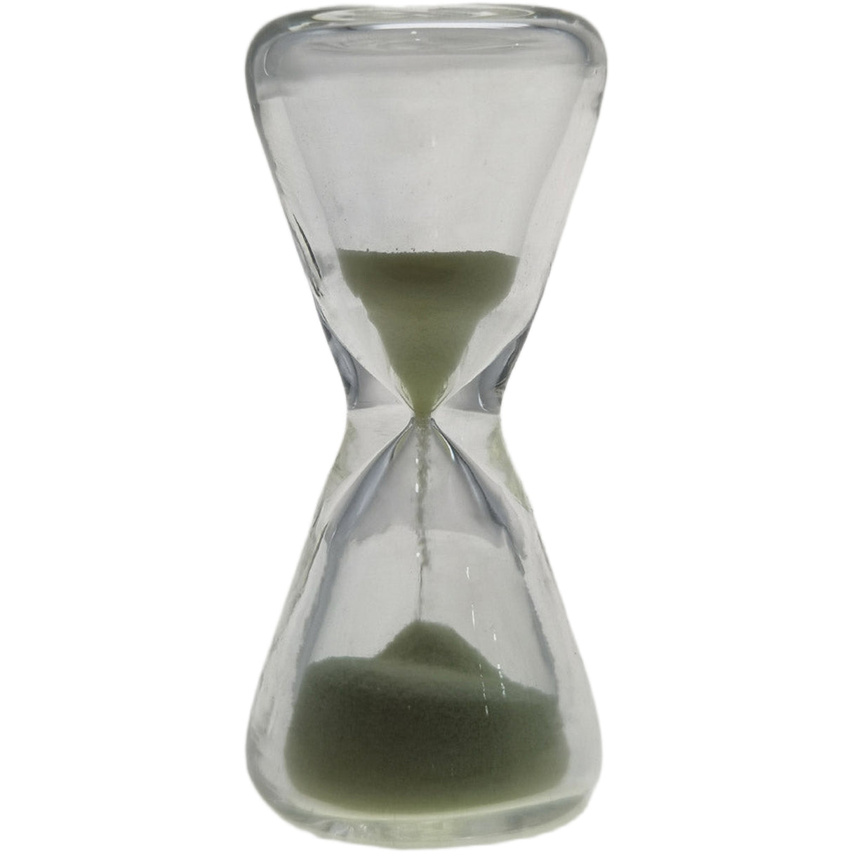 Thick Ass Glass Glow-in-the-Dark Sand Hourglass 2.0" - Unique Kitchen Timer