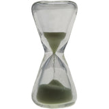 Thick Ass Glass Glow-in-the-Dark Sand Hourglass 2.0" - Unique Kitchen Timer