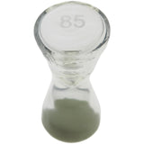 Thick Ass Glass Glow-in-the-Dark Sand Hourglass 2.0" - Unique Kitchen Timer