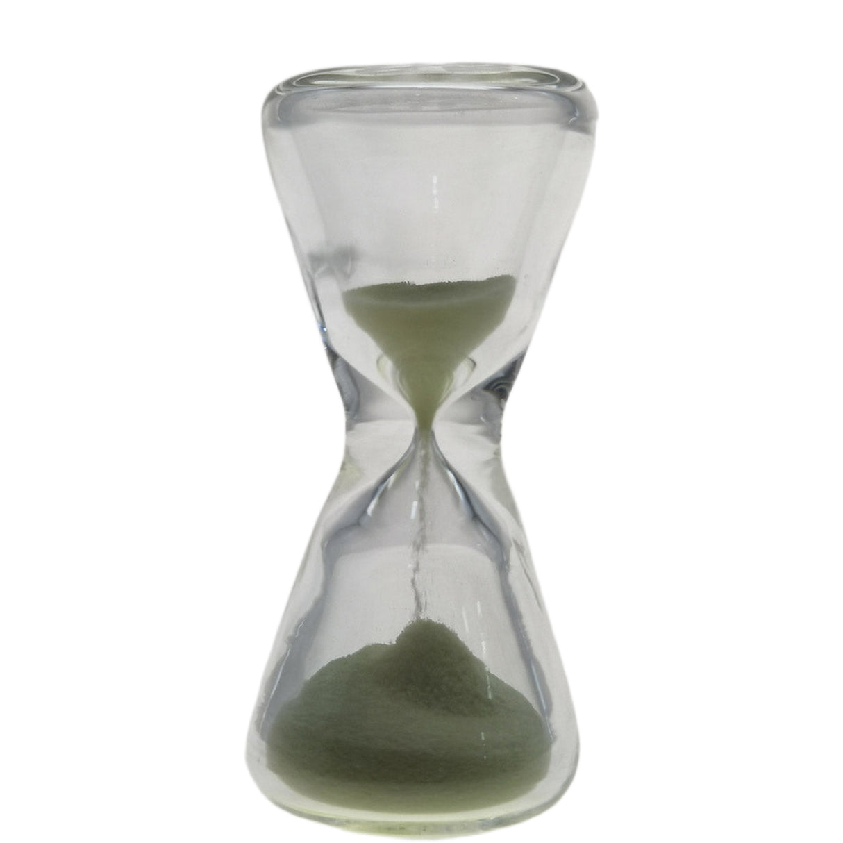 Thick Ass Glass Glow-in-the-Dark Sand Hourglass 2.0" - Unique Kitchen Timer