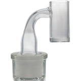 Thick Ass Glass High Airflow Flat Top Quartz Banger - Deep Dish Design