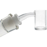 Thick Ass Glass High Airflow Quartz Banger Flat Top 25MM - Versatile Angles