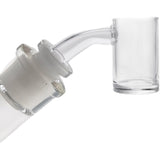 Thick Ass Glass High Airflow Quartz Banger Flat Top 25MM - Versatile Angles