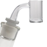 Thick Ass Glass High Airflow Quartz Banger Flat Top 25MM - Versatile Angles