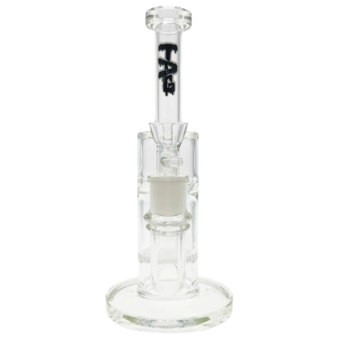 Thick Ass Glass 9.5" Honeycomb Percolator Bong w/ Spinning Splashguard, 18MM Female