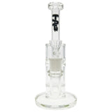 Thick Ass Glass 9.5" Honeycomb Percolator Bong w/ Spinning Splashguard, 18MM Female