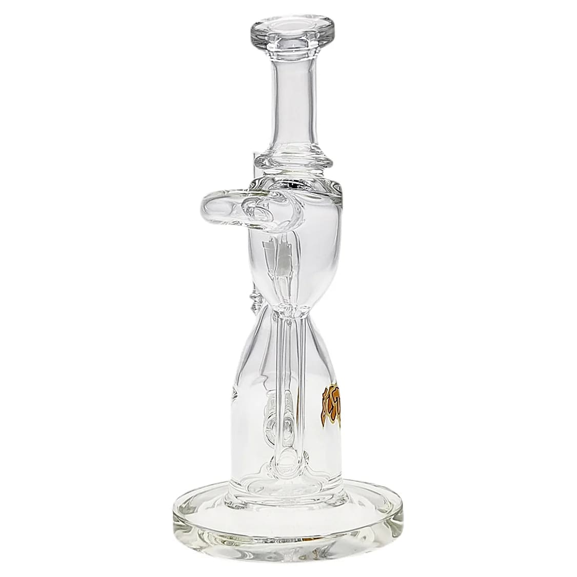 Thick Ass Glass 8" Recycler Dab Rig w/ Inline Diffuser - 50x5MM