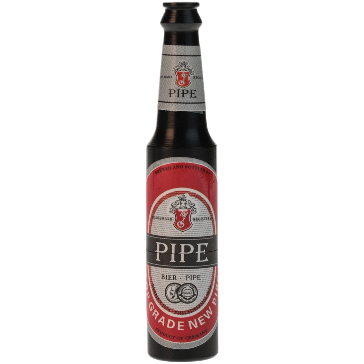 Thick Ass Glass Mini Beer Bottle Chillum | 2.75" Stealth Dry Herb Pipe