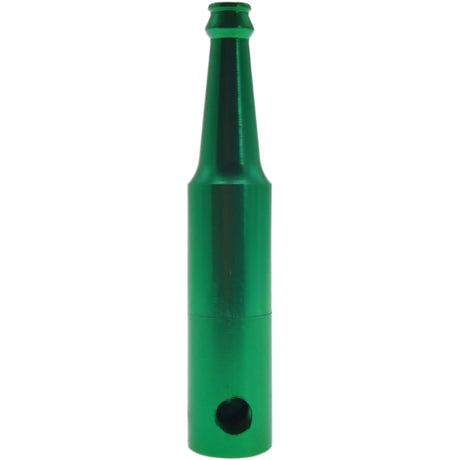Thick Ass Glass Mini Beer Bottle Chillum | 2.75" Stealth Dry Herb Pipe