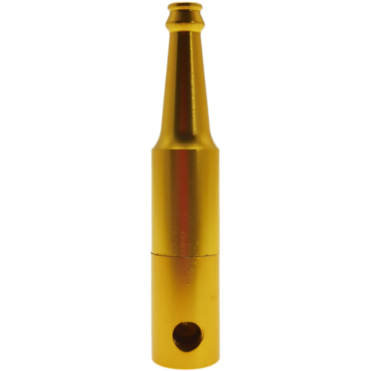 Thick Ass Glass Mini Beer Bottle Chillum | 2.75" Stealth Dry Herb Pipe