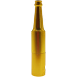 Thick Ass Glass Mini Beer Bottle Chillum | 2.75" Stealth Dry Herb Pipe
