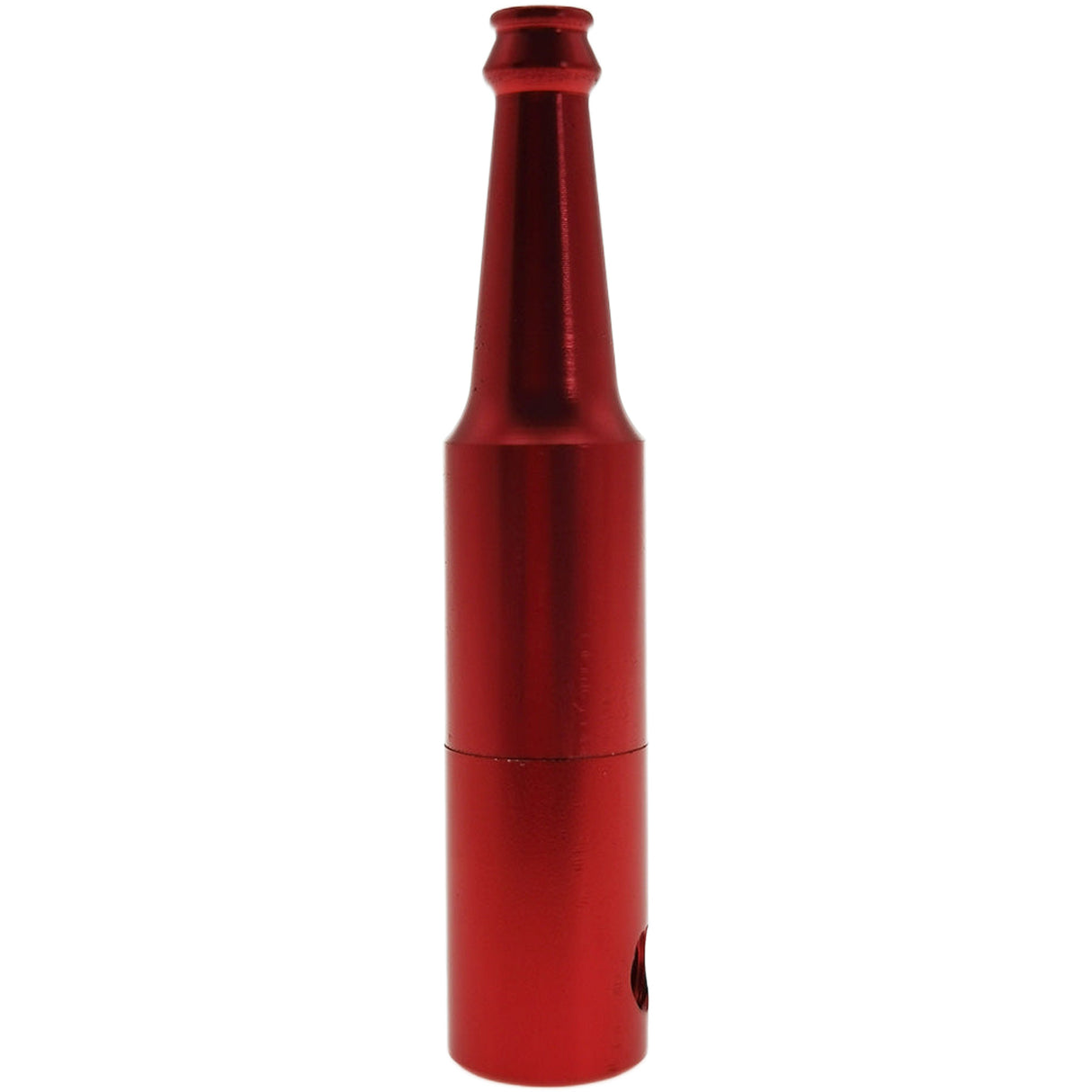 Thick Ass Glass Mini Beer Bottle Chillum | 2.75" Stealth Dry Herb Pipe