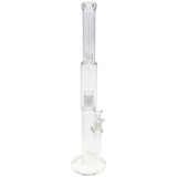 Thick Ass Glass 22" Super Slit Inline & 12 Arm Tree Bong - 44x4MM with Sandblasted Logo