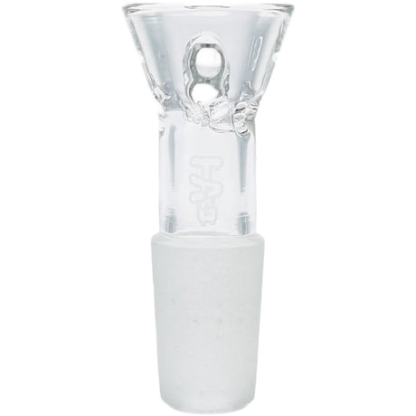 Thick Ass Glass Pinched Screen Bong Slide w/ Handle - Heat-Resistant Quartz