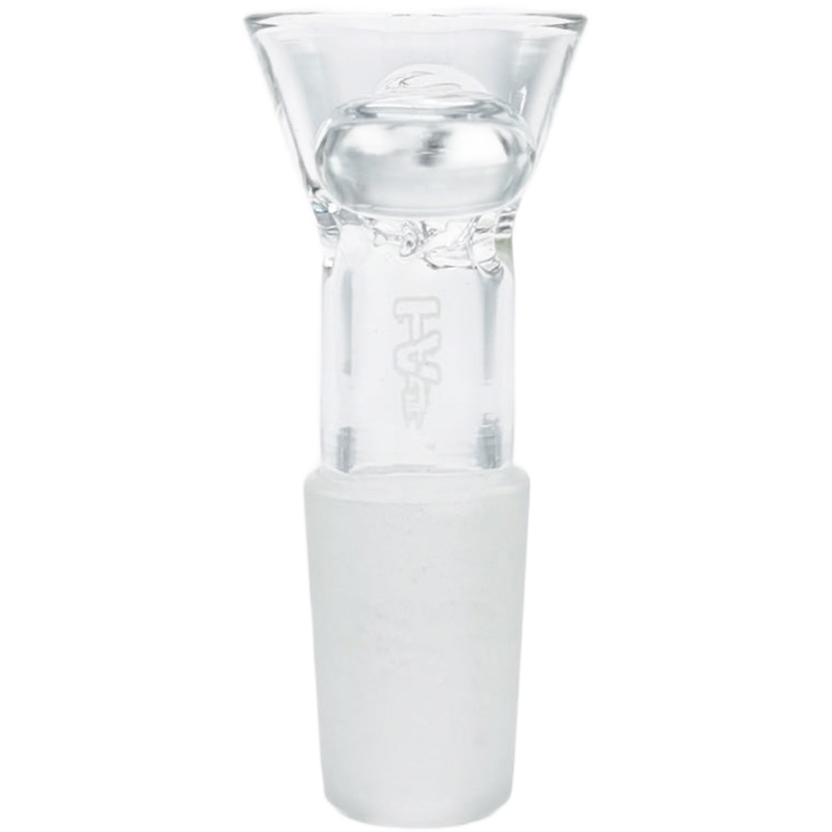 Thick Ass Glass Pinched Screen Bong Slide w/ Handle - Heat-Resistant Quartz