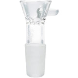Thick Ass Glass Pinched Screen Bong Slide w/ Handle - Heat-Resistant Quartz