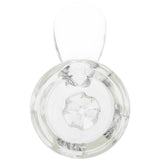 Thick Ass Glass Pinched Screen Bong Slide w/ Handle - Heat-Resistant Quartz