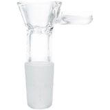 Thick Ass Glass Pinched Screen Bong Slide w/ Handle - Heat-Resistant Quartz