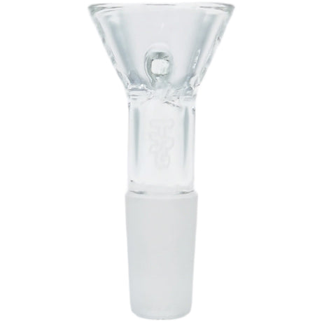 Thick Ass Glass Pinched Screen Bong Slide w/ Handle - Heat-Resistant Quartz