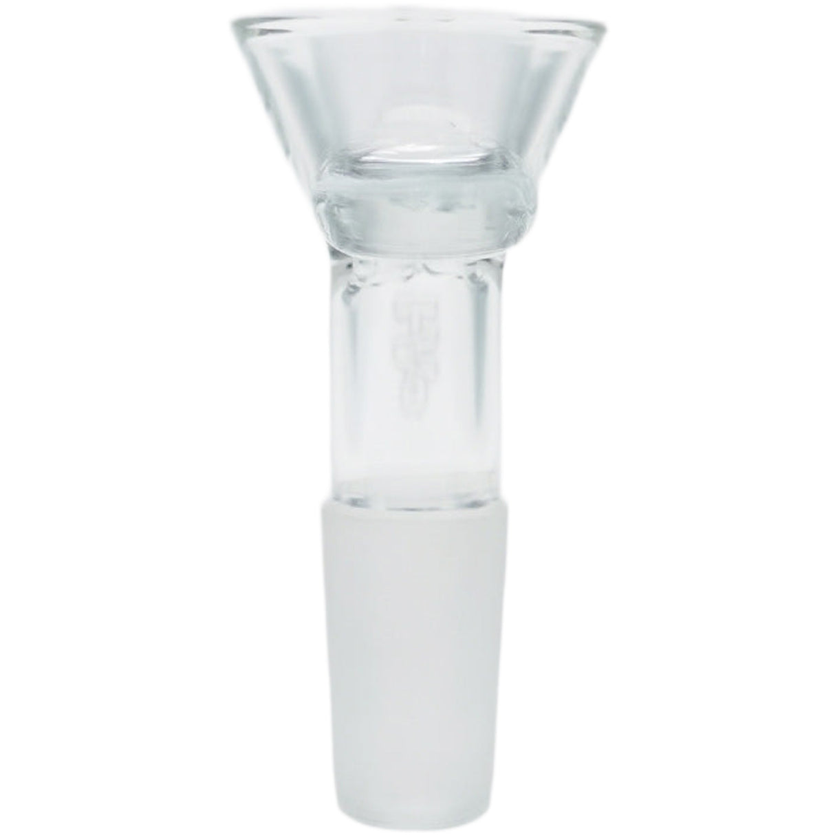 Thick Ass Glass Pinched Screen Bong Slide w/ Handle - Heat-Resistant Quartz