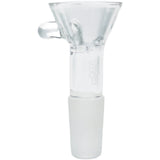 Thick Ass Glass Pinched Screen Bong Slide w/ Handle - Heat-Resistant Quartz