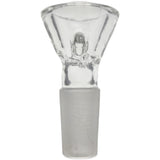 Thick Ass Glass Pinched Screen Bong Slide w/ Handle - Heat-Resistant Quartz