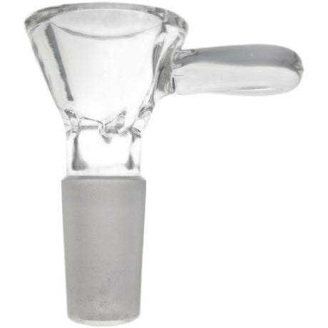 Thick Ass Glass Pinched Screen Bong Slide w/ Handle - Heat-Resistant Quartz