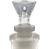 Thick Ass Glass Pinched Screen Bong Slide w/ Handle - Heat-Resistant Quartz