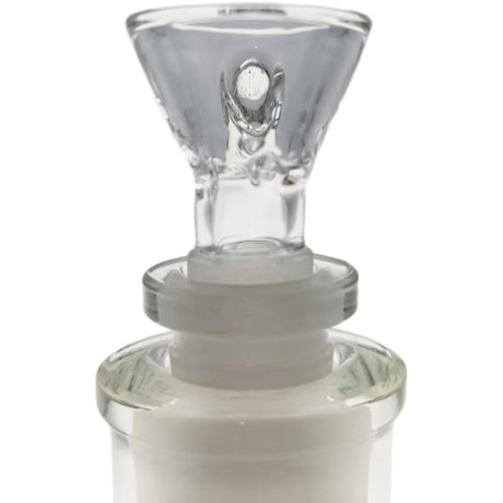 Thick Ass Glass Pinched Screen Bong Slide w/ Handle - Heat-Resistant Quartz