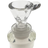 Thick Ass Glass Pinched Screen Bong Slide w/ Handle - Heat-Resistant Quartz
