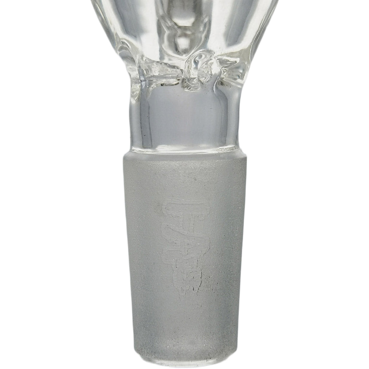 Thick Ass Glass Pinched Screen Bong Slide w/ Handle - Heat-Resistant Quartz