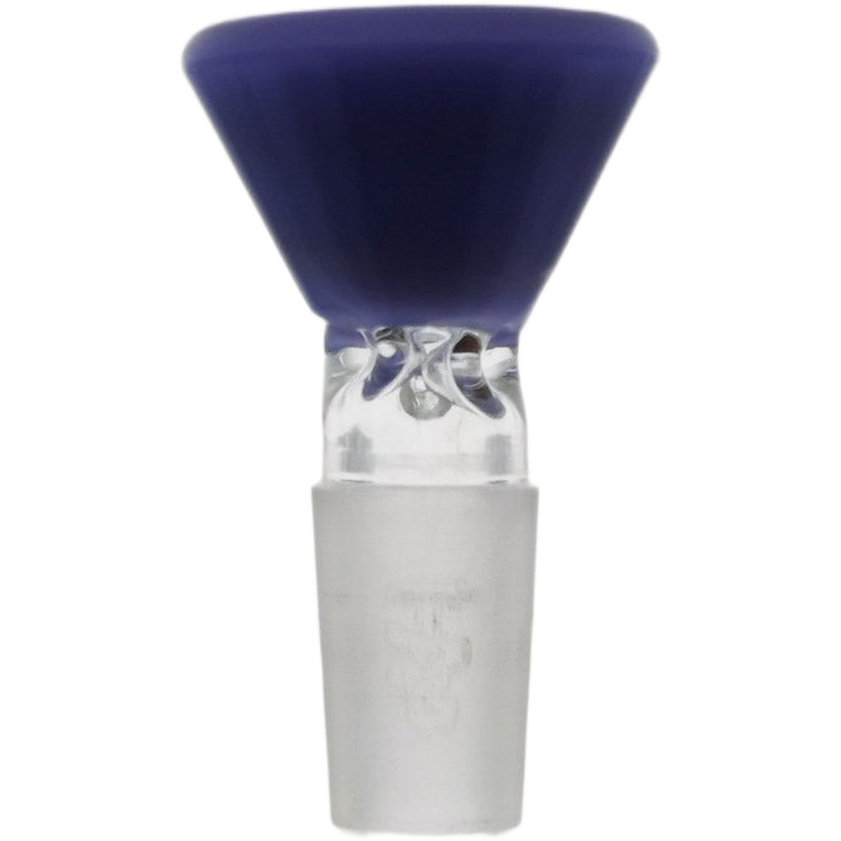 Thick Ass Glass Pinched Screen Bong Slide w/ Handle - Heat-Resistant Quartz