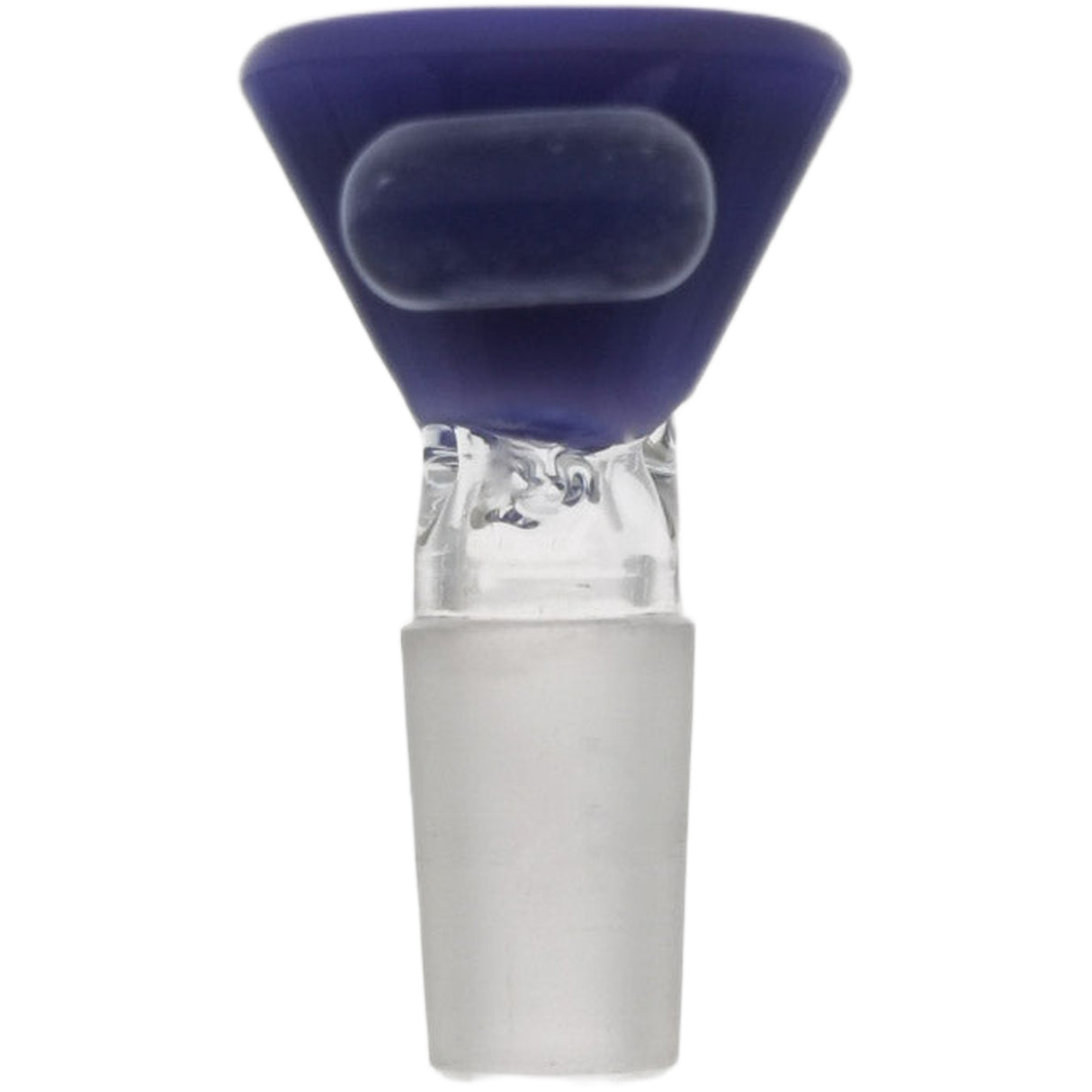 Thick Ass Glass Pinched Screen Bong Slide w/ Handle - Heat-Resistant Quartz