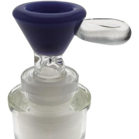 Thick Ass Glass Pinched Screen Bong Slide w/ Handle - Heat-Resistant Quartz